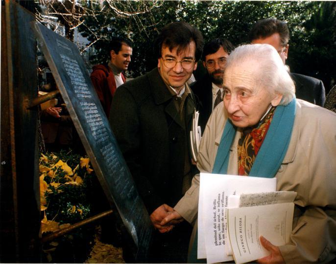 Foto de Elena Martín Vivaldi en 1996